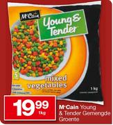 M'Can Young & Tender Gemengde Groente-1kg