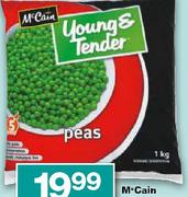 M'Can Young & Tender Peas-1kg