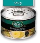 Rhodes Pineapple Rings-227g