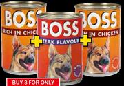 Boss Dog Food-3x425gm