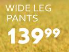 Wide Leg Pants