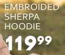 Ambroided Sherpa Hoodie