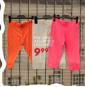 Pre Girls Assorted Leggings