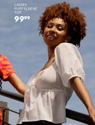Ladies Puff Sleeve Top