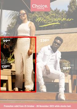 Choice Clothing : Hey Summer (25 October - 09 November 2023), page 1