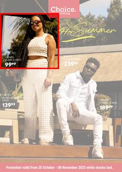 Choice Clothing : Hey Summer (25 October - 09 November 2023), page 1