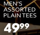 Men's Assorted Plain Tees