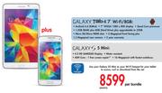 Samsung Galaxy Tab4 7" WiFi/8GB Plus Galaxy S5 Mini-Per Bundle