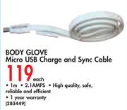 Body Glove Micro USB Charge And Sync Cable
