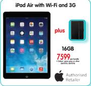 Apple iPad Air With WiFi And 3G 16GB-Per Bundle