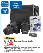 Nikon D3100 DSLR Twin Lens Camera Bundle-Per Bundle