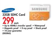 Samsung 32GB SDHC Card