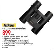 Nikon 8x25 Aculon Binoculars