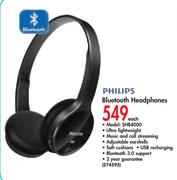 Philips Bluetooth Headphones SHB4000