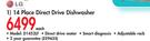 LG 14 Place Direct Drive Dishwasher D1452LF