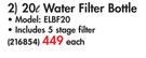 Elegance 20Ltr Water Filter Bottle ELBF20