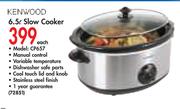 Kenwood 6.5L Slow Cooker CP657