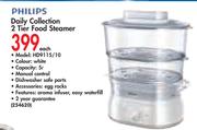 Philips Daily Collection 2 Tier Food Steamer HD9115/10