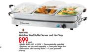 Russell Hobbs Stainless Steel Buffet server and hot tray RHBS-650