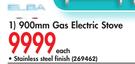 Elba 900mm Gas Electric Stove