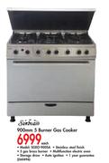 Sunbeam 900mm 5 Burner Gas Cooker SEGO-900SA