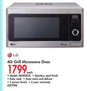 LG 40Ltr Grill Microwave Oven MH8082X