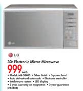 LG 30Ltr Electronic Mirror Microwave MS-3040S