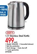 Defy Stainless Steel Kettle-WK63OS Each