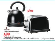 Russell Hobbs 2 Piece Breakfast Pack-RHBP-55 Per Pack