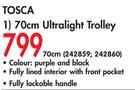 Tosca 70cm Ultralight Trolley Each