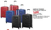 American Tourister 2 Piece Houston Trolley Set-Per Set
