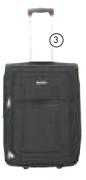 Tosca 50cm Ultralight Cabin Trolley Each