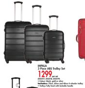 Impala 3-Piece ABS Trolley Set-Per Set