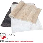 Romatex Luxury Cotton Bath Rug-Each