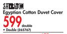 Egyptian Cotton Duvet Cover Double-Each