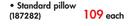 Desiree Contour Comfort Standard Pillow-Each