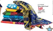 Velour Beach Towel-Each