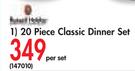 Russell Hobbs 20 Piece Classic Dinner Set-Per Set