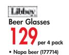 Libbuy Beer Glasses-Per 4 Pack