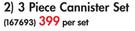 Brabantia 3 Piece Cannister Set