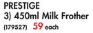  Prestige 450ml Milk Frother