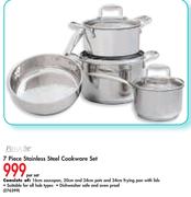 7 Piece Stainless Steel Cookware Set