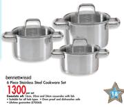 6 Piece Stainless Steel Cookware Set