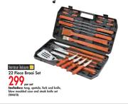 Terrace Leisure 22 Piece Braai Set-Per Set
