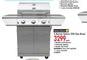 Terrace Leisure 3 Burner Saturn 220 Gas Braai Each