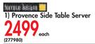 Provence Side Table Server