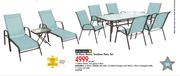 Terrace Leisure 10 Piece Manor Textilene Patio Set-Per Set