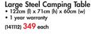 Camp Master Large Steel Camping Table Each