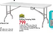 Camp Master Folding Camping Table Each