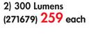 Camp Master 300 Lumens Lantern-Each